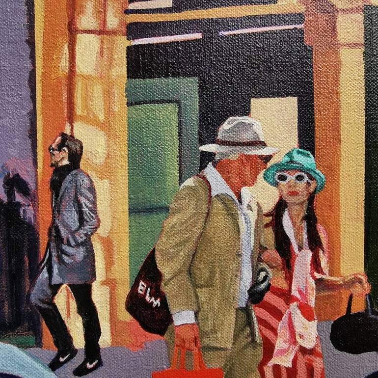 Original Figurative People Painting by David Urquhart