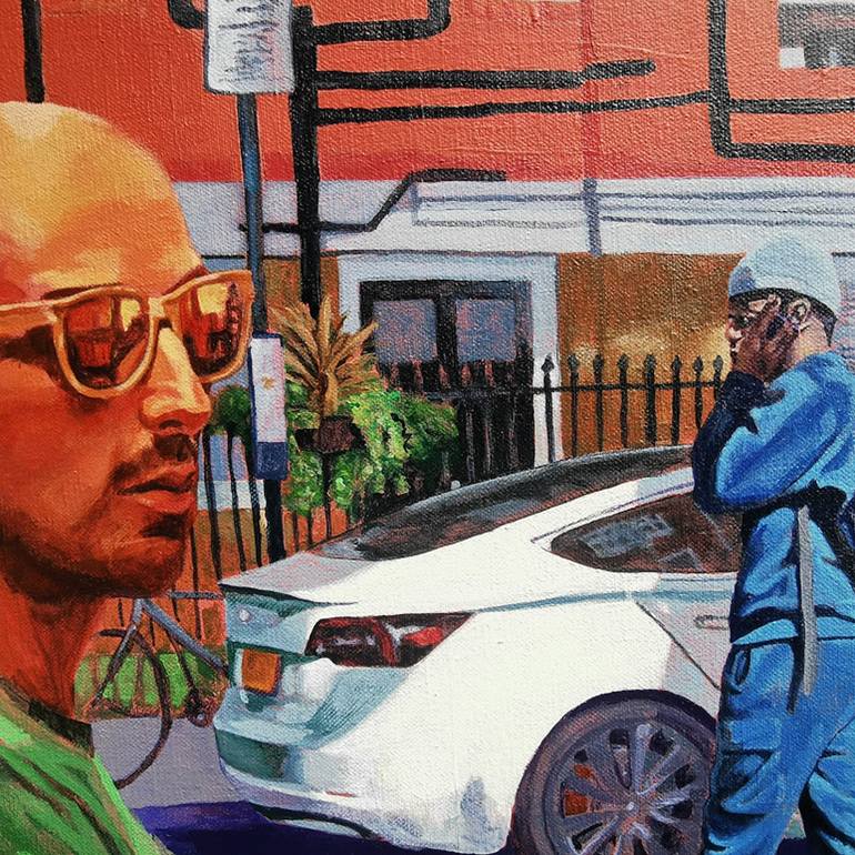 Original Figurative People Painting by David Urquhart