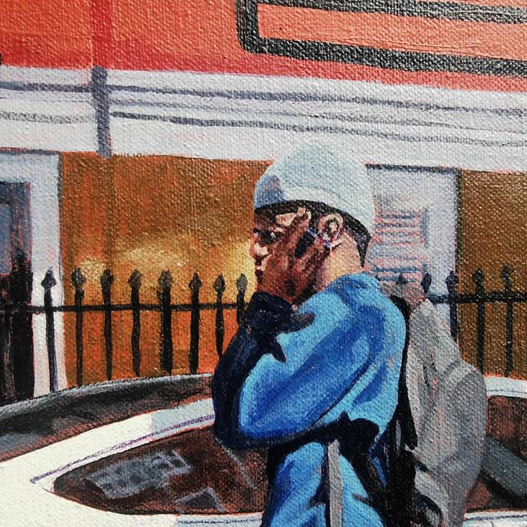 Original Figurative People Painting by David Urquhart