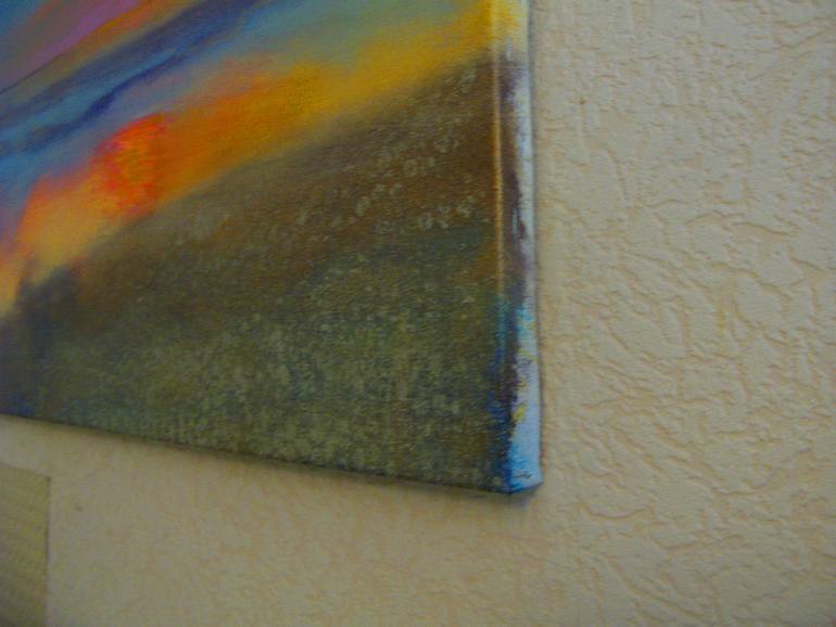 Original Abstract Landscape Painting by Volodymyr Hesfer