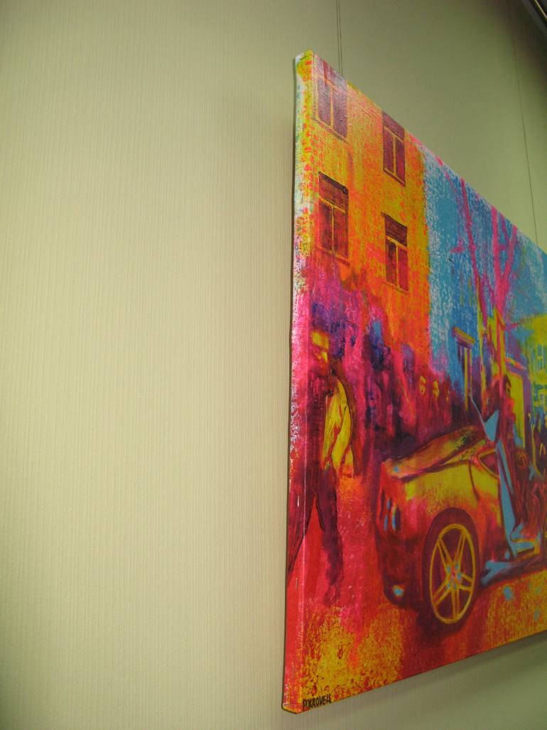 Original Expressionism Car Painting by Volodymyr Hesfer