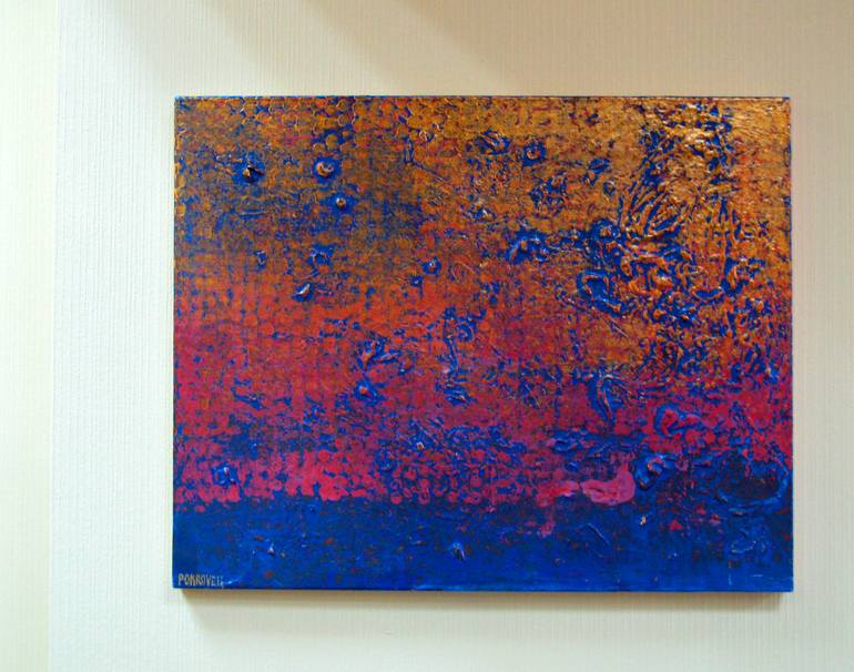 Original Abstract Travel Painting by Volodymyr Hesfer