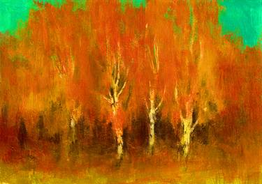 Print of Abstract Expressionism Landscape Paintings by Volodymyr Hesfer