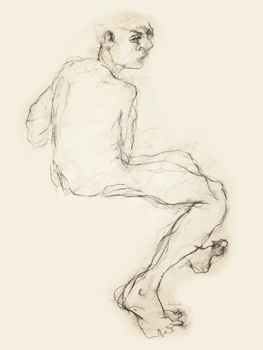 Original Nude Drawings by Roberto Torterolli