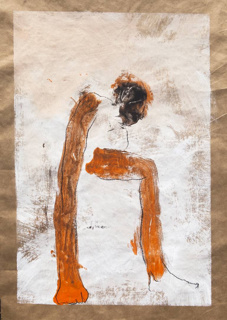 Original Expressionism Body Painting by Roberto Torterolli