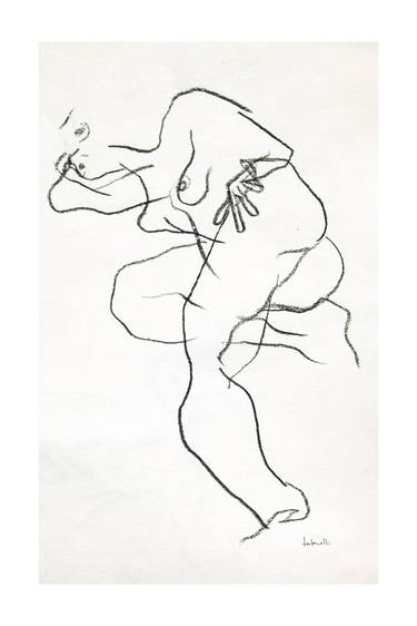 Print of Expressionism Nude Drawings by Roberto Torterolli