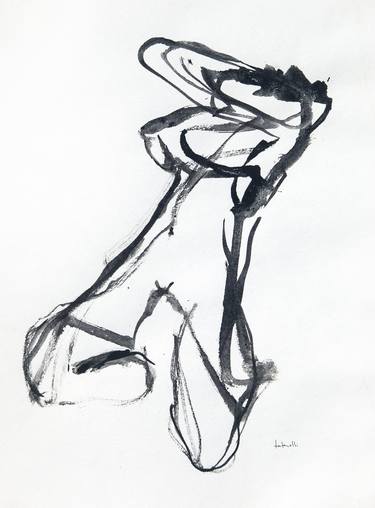 Print of Expressionism Nude Drawings by Roberto Torterolli