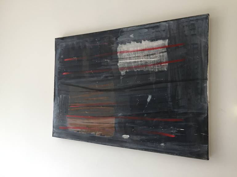 Original Abstract Geometric Painting by Ivo Oranje