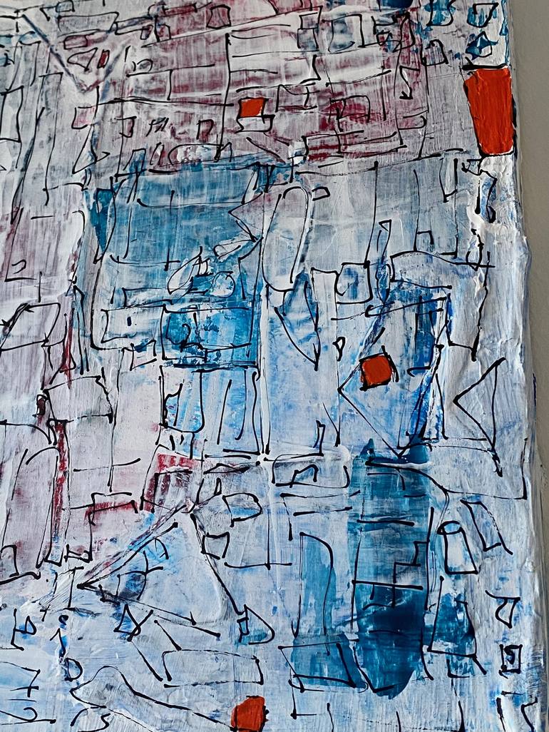 Original Abstract Painting by Ivo Oranje