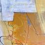 Abstract composition on paper. Due to covid I have a lot more time to paint. I decided to start painting on paper, because I don’t have enough room to store all the canvasses.