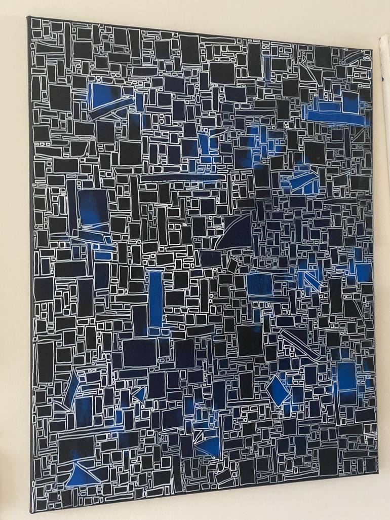 Original Fine Art Abstract Painting by Ivo Oranje
