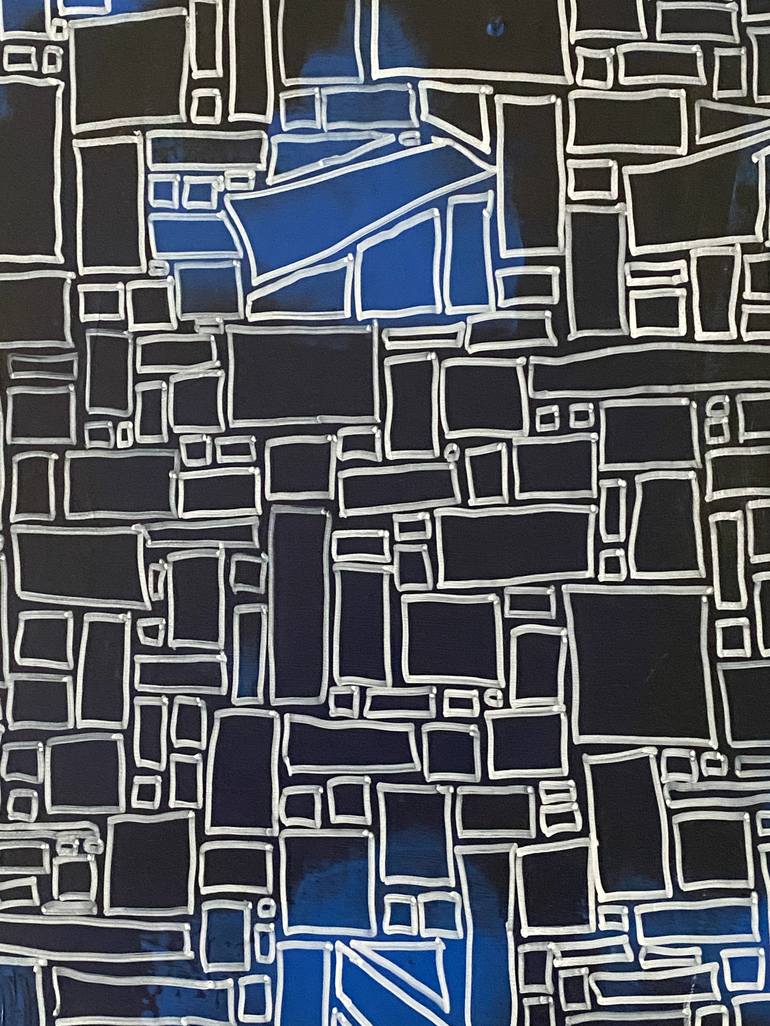 Original Fine Art Abstract Painting by Ivo Oranje