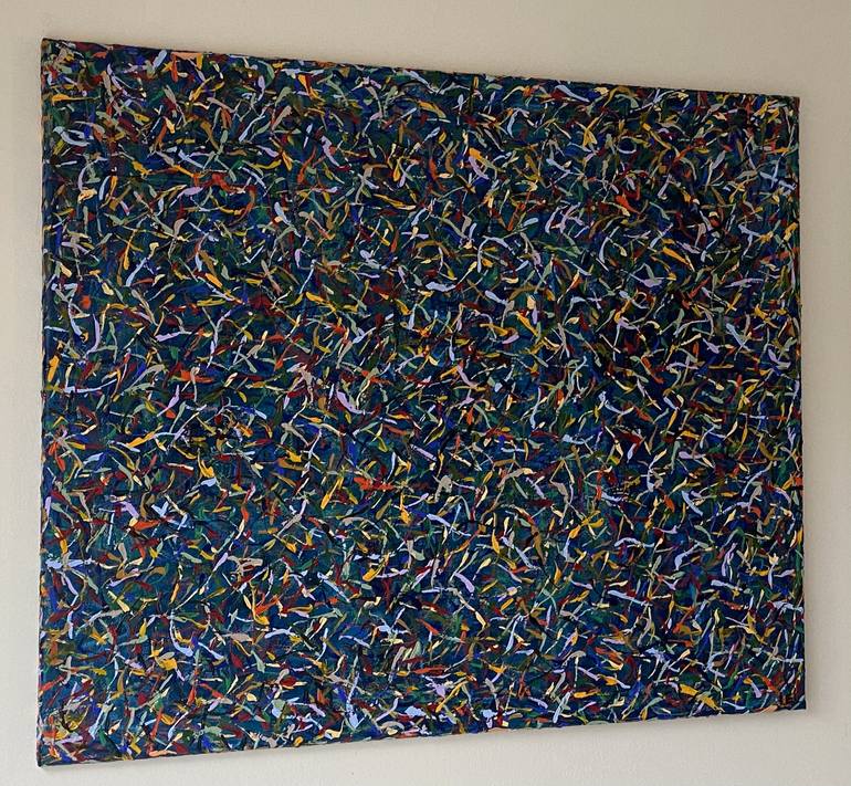 Original Fine Art Abstract Painting by Ivo Oranje