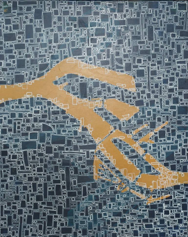 Original Modernism Abstract Painting by Ivo Oranje