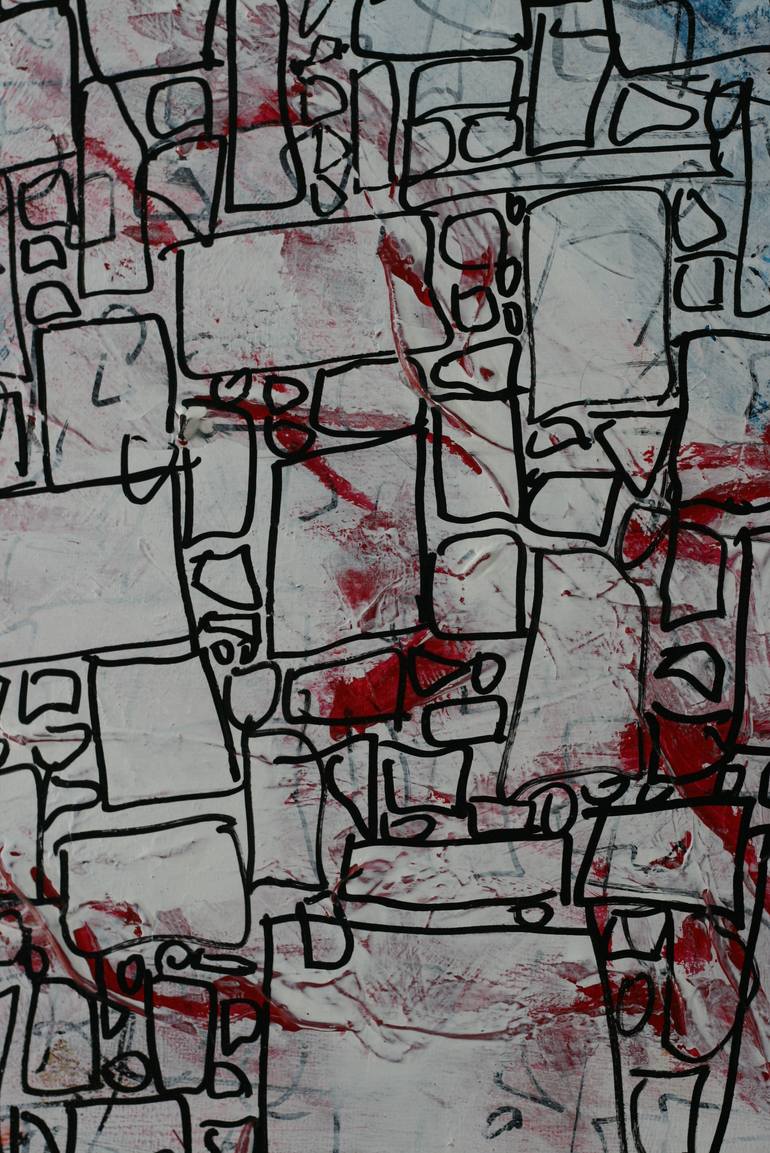 Original Minimalism Abstract Painting by Ivo Oranje