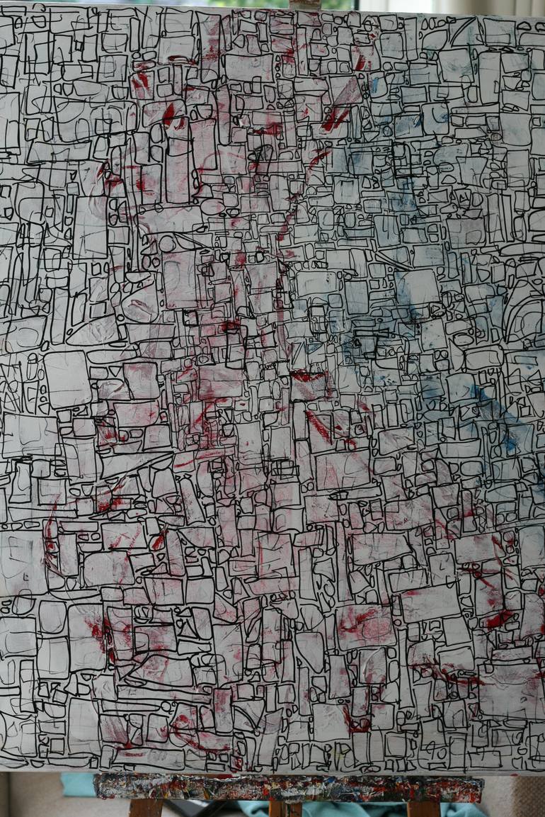 Original Minimalism Abstract Painting by Ivo Oranje