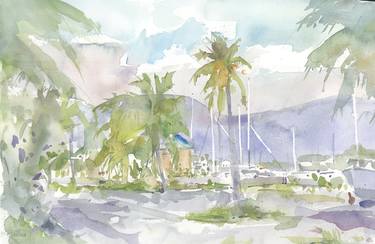 Print of Impressionism Yacht Paintings by Dennis Boyce