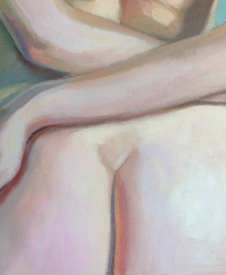 Original Contemporary Nude Painting by Anyck Alvarez Kerloch