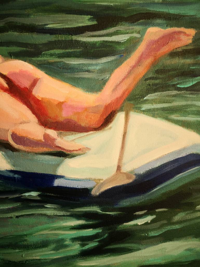 Original Contemporary People Painting by Anyck Alvarez Kerloch