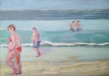 Original Beach Paintings by Anyck Alvarez Kerloch