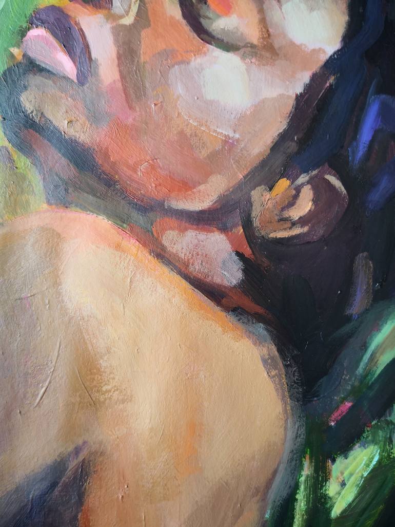 Original Nude Painting by Anyck Alvarez Kerloch