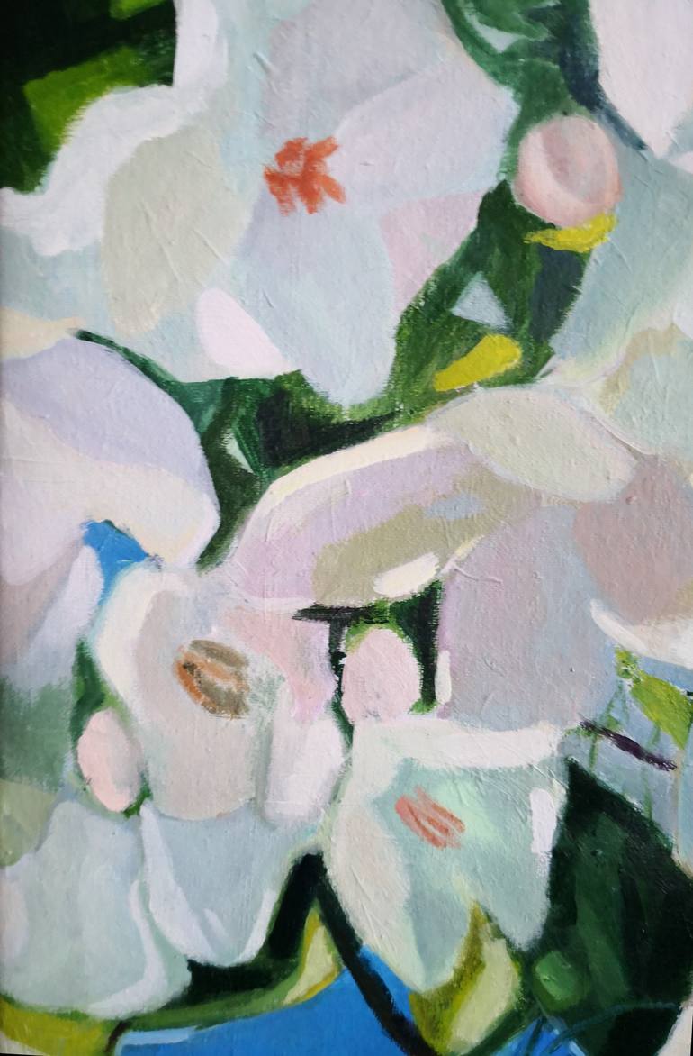 Original Contemporary Floral Painting by Anyck Alvarez Kerloch