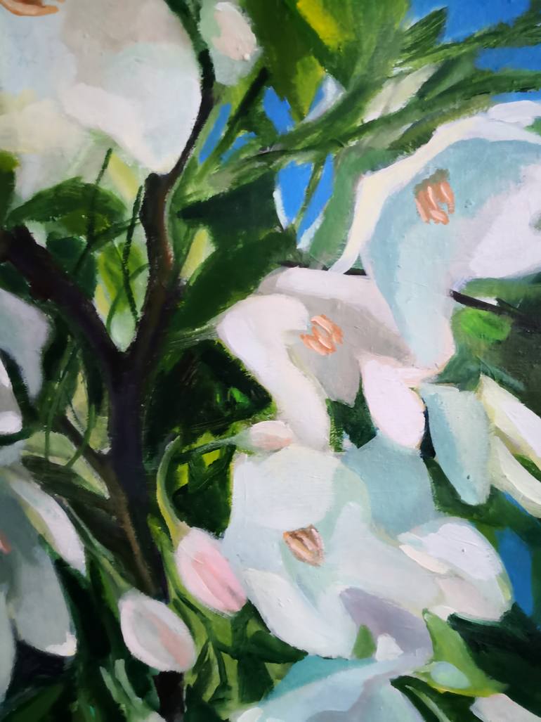 Original Contemporary Floral Painting by Anyck Alvarez Kerloch
