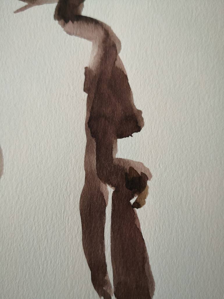 Original Expressionism Nude Painting by Anyck Alvarez Kerloch