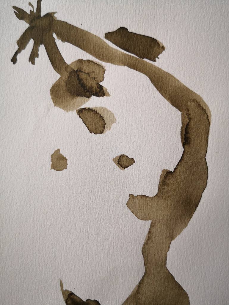 Original Expressionism Nude Painting by Anyck Alvarez Kerloch