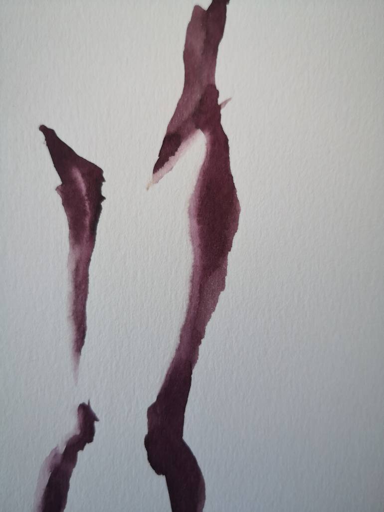 Original Expressionism Nude Painting by Anyck Alvarez Kerloch