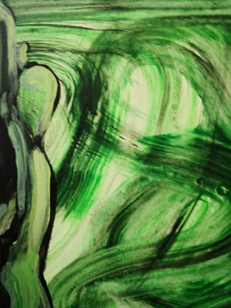 Original Expressionism Erotic Painting by Anyck Alvarez Kerloch
