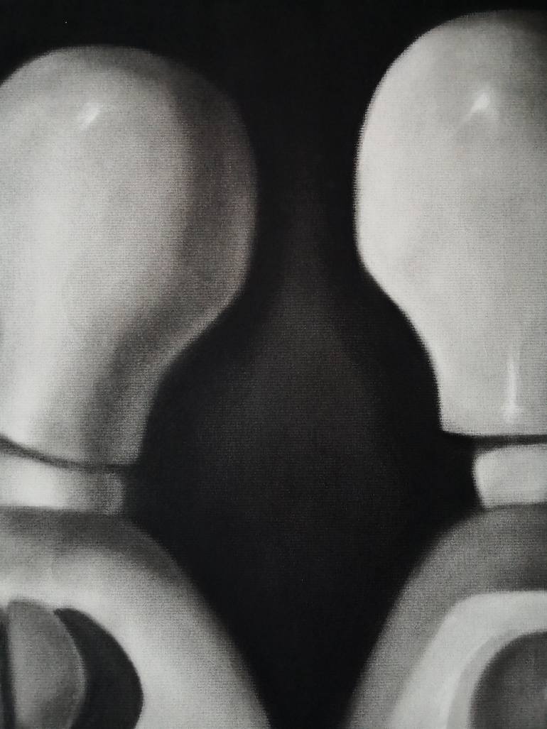 Original Realism People Drawing by Anyck Alvarez Kerloch