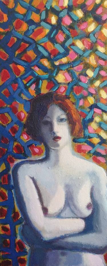 Original Expressionism Nude Paintings by Anyck Alvarez Kerloch