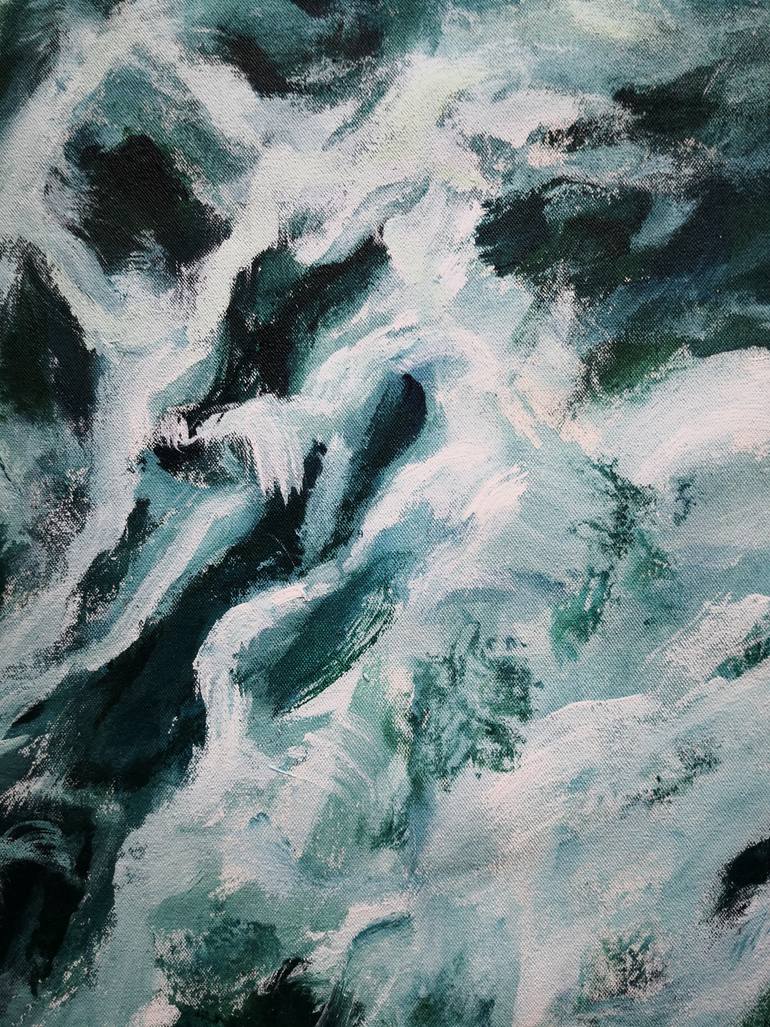 Original Expressionism Seascape Painting by Anyck Alvarez Kerloch