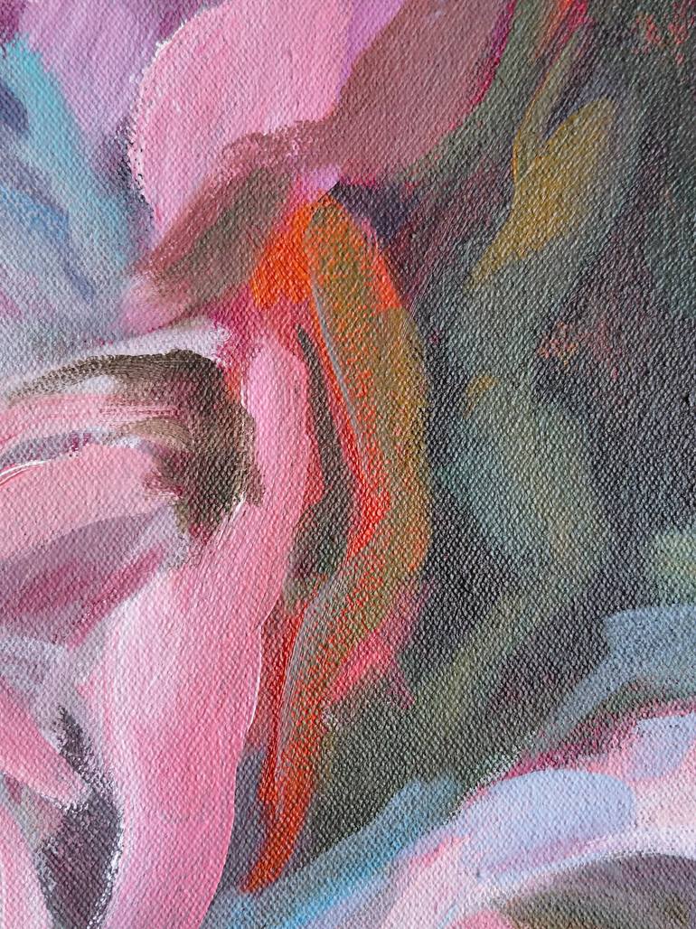 Original Expressionism Floral Painting by Anyck Alvarez Kerloch