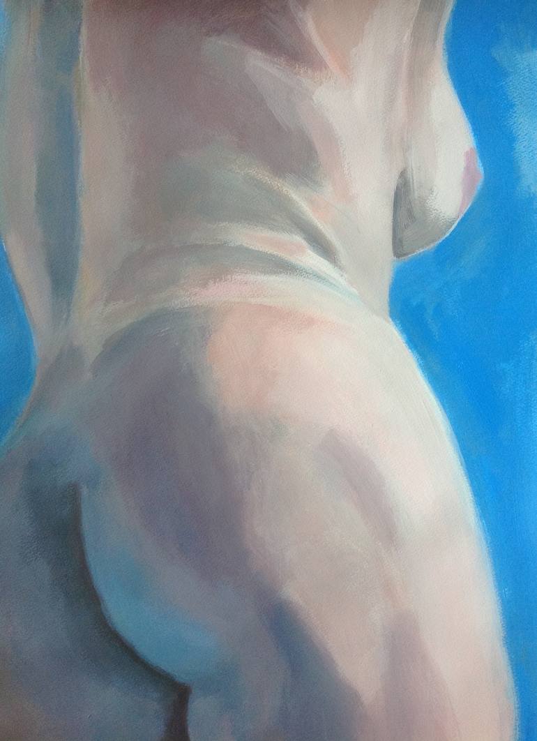 Original Realism Nude Painting by Anyck Alvarez Kerloch