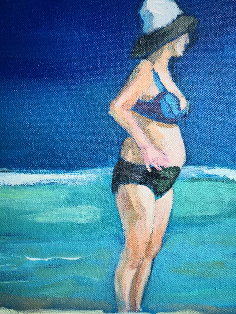 Original Contemporary Nude Painting by Anyck Alvarez Kerloch