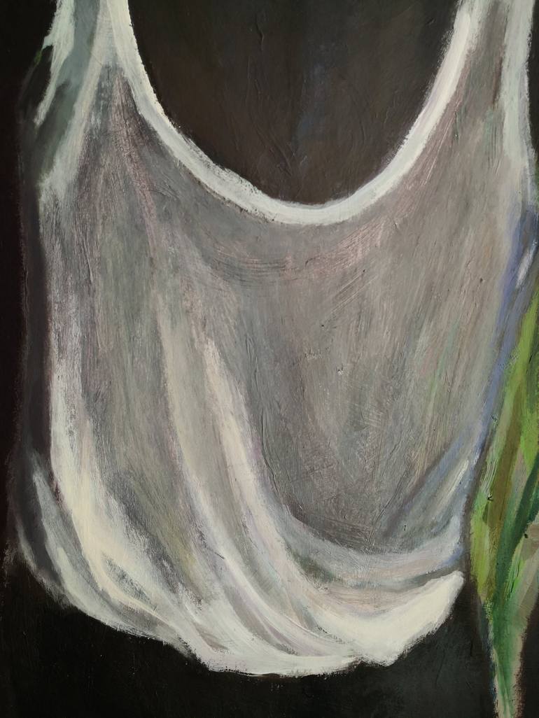 Original Expressionism People Painting by Anyck Alvarez Kerloch