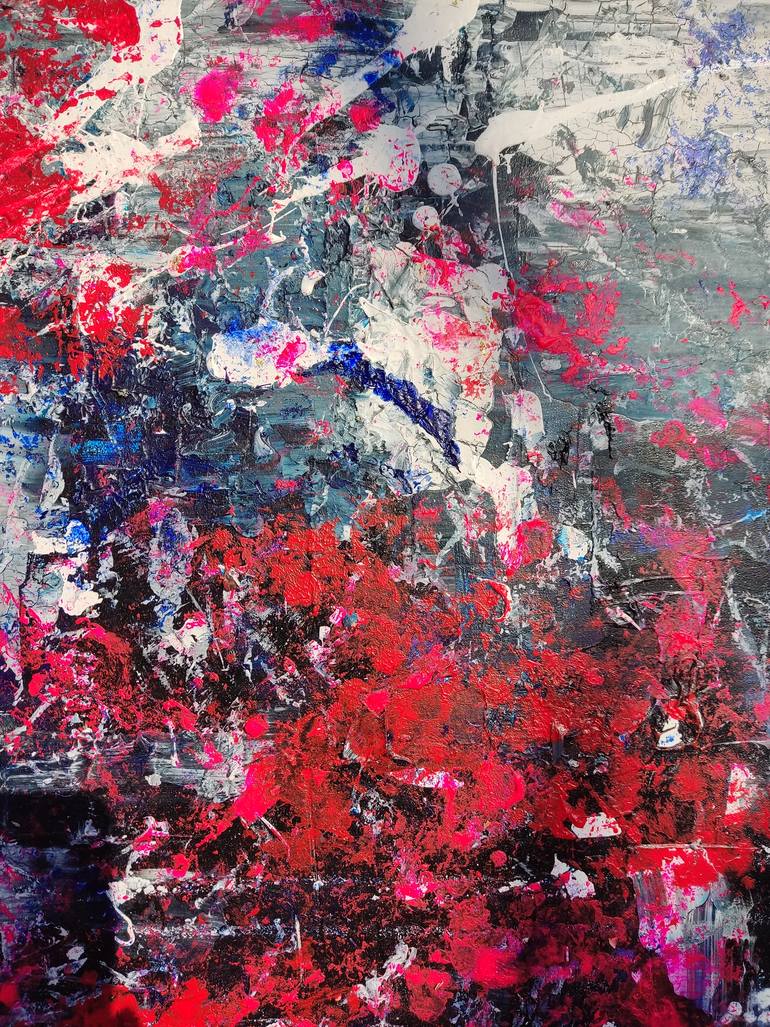Original Abstract Expressionism Abstract Painting by Lana Lazar