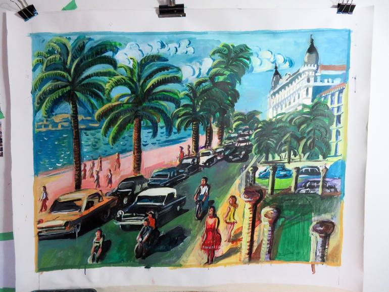 Original Expressionism Landscape Painting by Stephen Abela