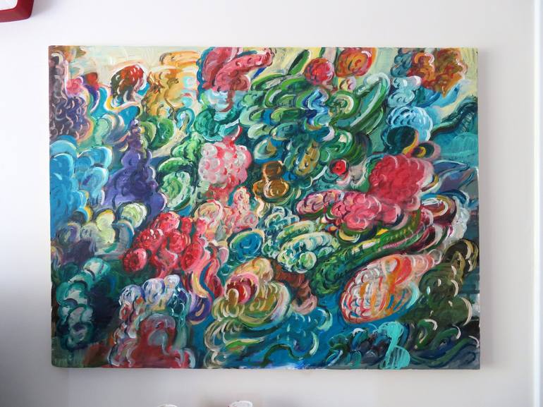Original Abstract Painting by Stephen Abela