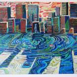 Chicago from the lake by Stephen Abela