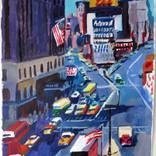 Times Square 1955 by Stephen Abela