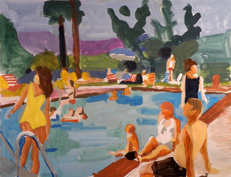 Original Figurative Landscape Painting by Stephen Abela