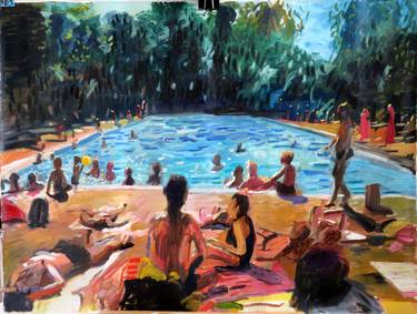 Original Beach Paintings by Stephen Abela