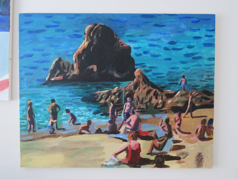 Original Expressionism Landscape Painting by Stephen Abela