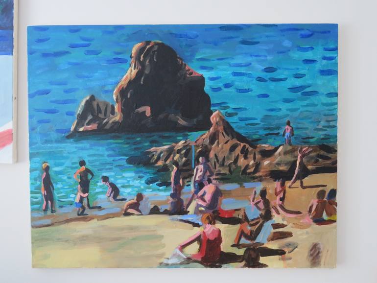 Original Expressionism Landscape Painting by Stephen Abela