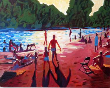 Print of Beach Paintings by Stephen Abela