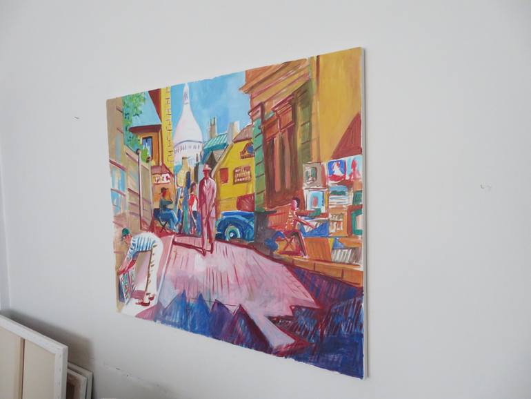 Original Illustration Cities Painting by Stephen Abela