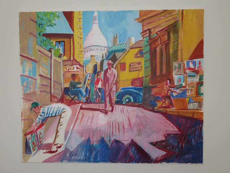 Original Fine Art Cities Painting by Stephen Abela